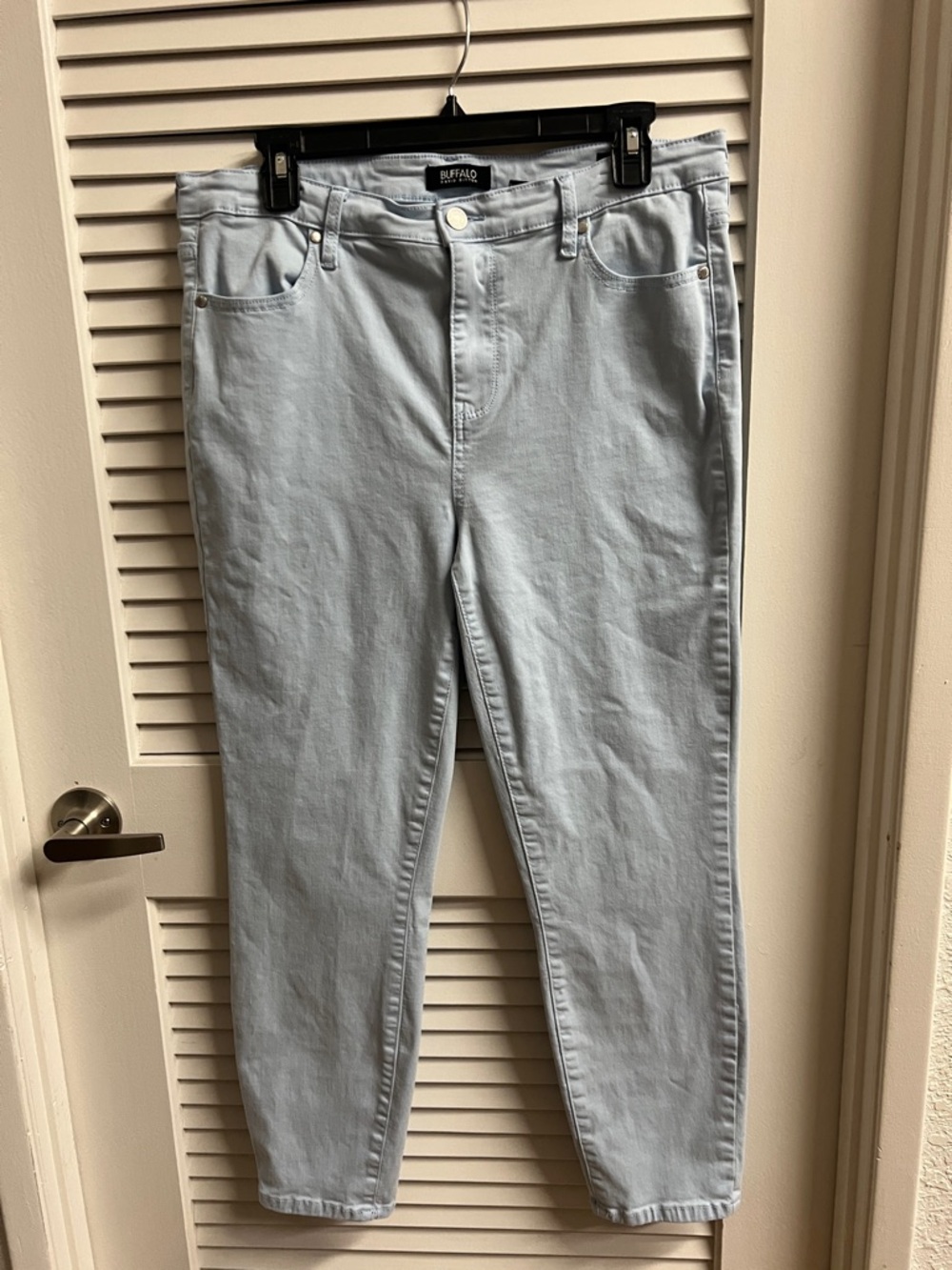Women’s Buffalo, Havana, David Bitton Pale Blue Jeans size 12 (32) high rise